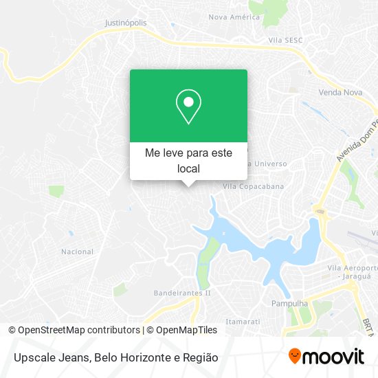 Upscale Jeans mapa