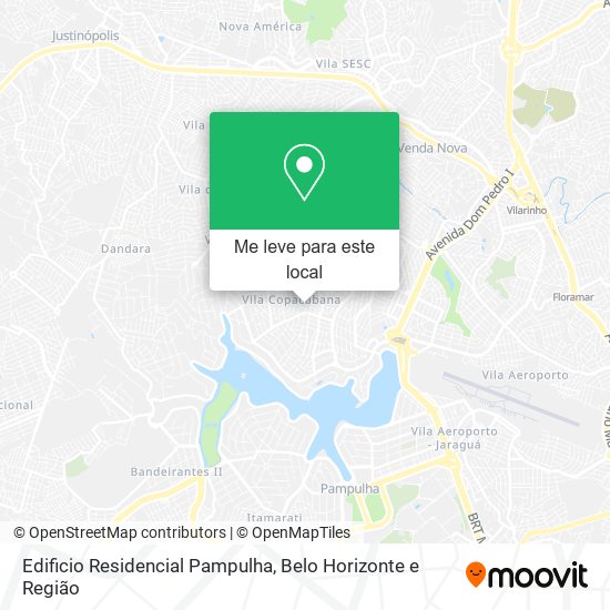 Edificio Residencial Pampulha mapa