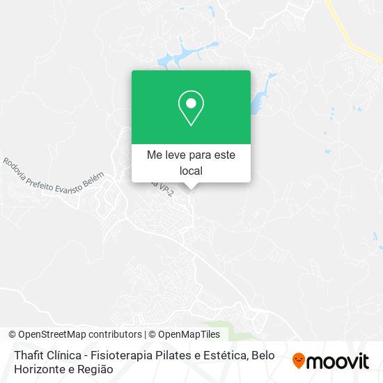 Thafit Clínica - Fisioterapia Pilates e Estética mapa