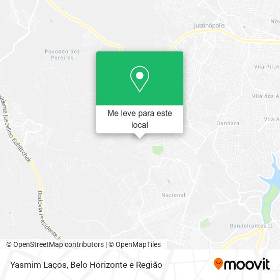 Yasmim Laços mapa