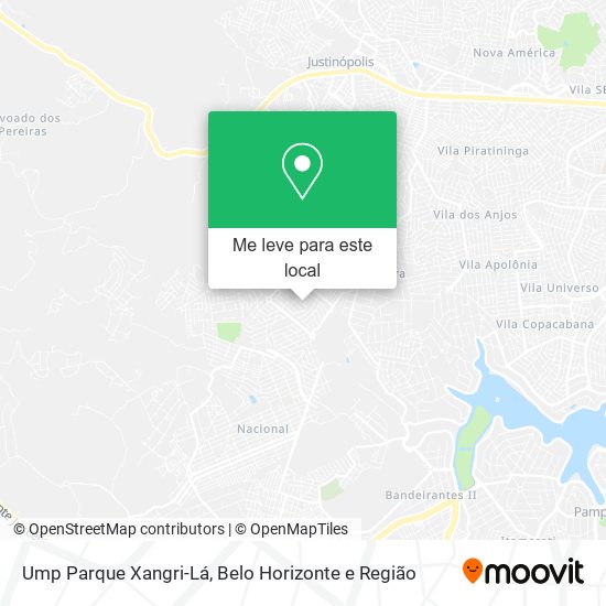 Ump Parque Xangri-Lá mapa