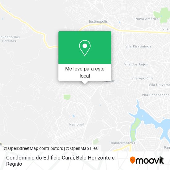 Condominio do Edificio Carai mapa