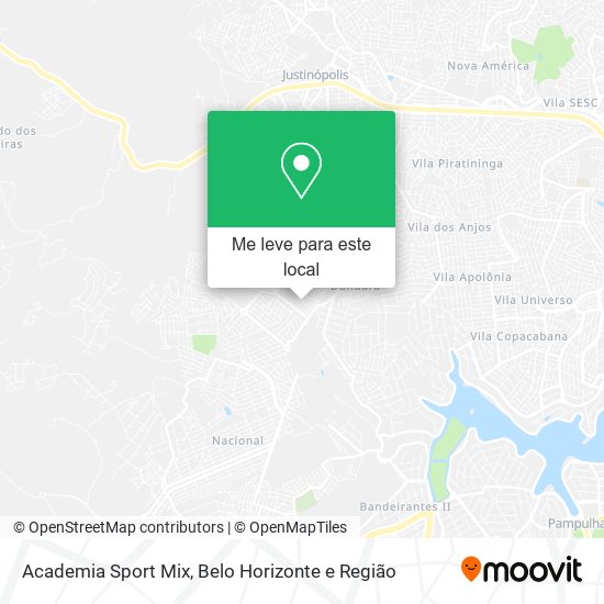 Academia Sport Mix mapa