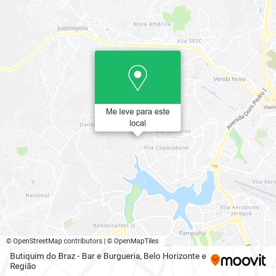 Butiquim do Braz - Bar e Burgueria mapa