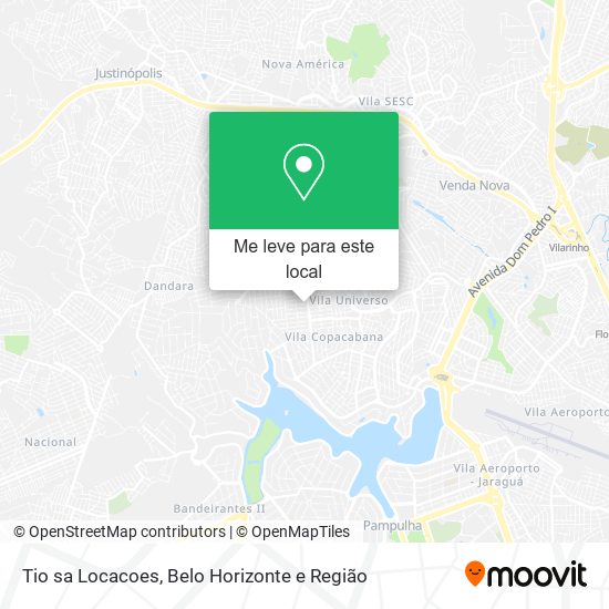 Tio sa Locacoes mapa