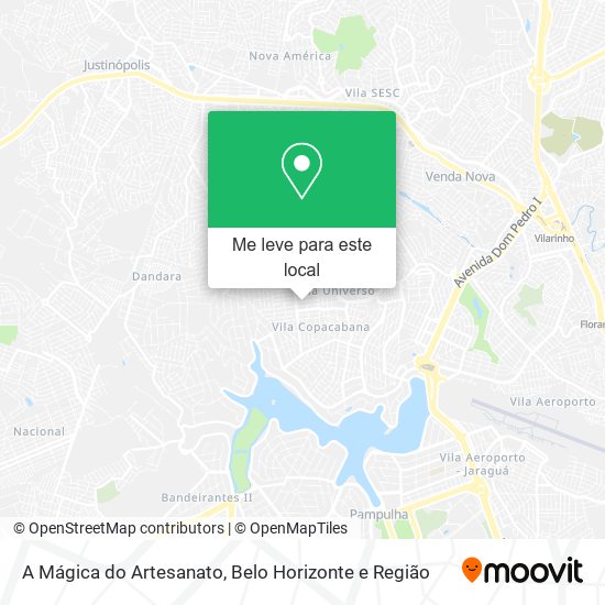 A Mágica do Artesanato mapa