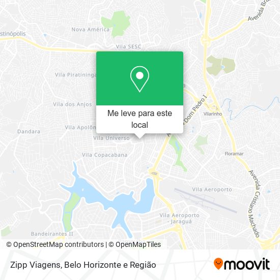 Zipp Viagens mapa
