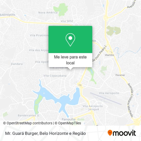 Mr. Guará Burger mapa