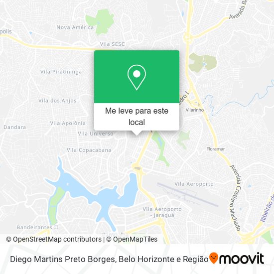 Diego Martins Preto Borges mapa