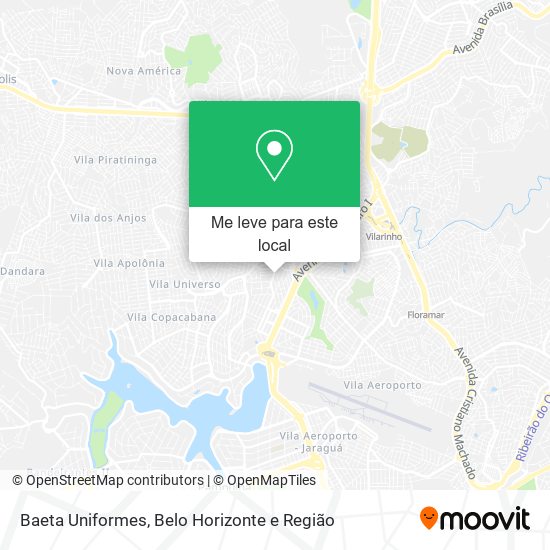 Baeta Uniformes mapa
