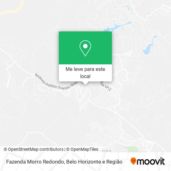Fazenda Morro Redondo mapa
