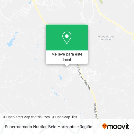 Supermercado Nutrilar mapa
