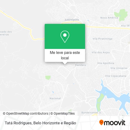 Tatá Rodrigues mapa