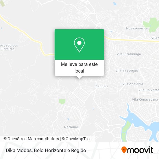 Dika Modas mapa