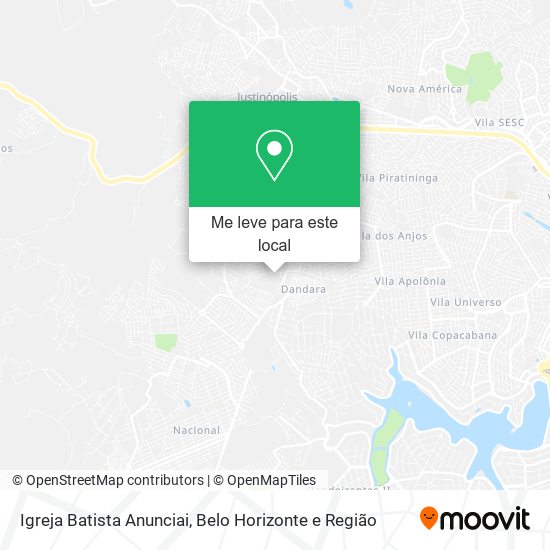 Igreja Batista Anunciai mapa