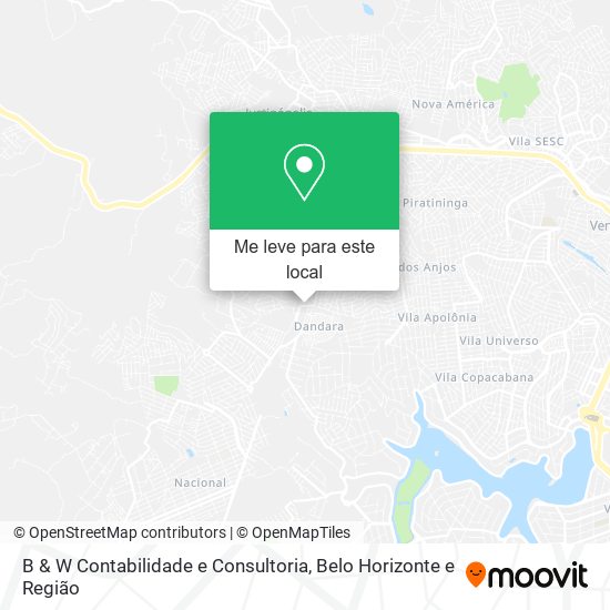 B & W Contabilidade e Consultoria mapa