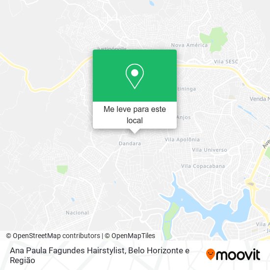 Ana Paula Fagundes Hairstylist mapa