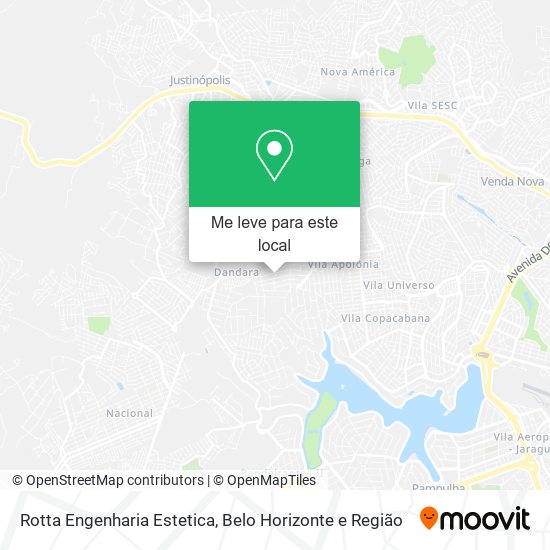 Rotta Engenharia Estetica mapa