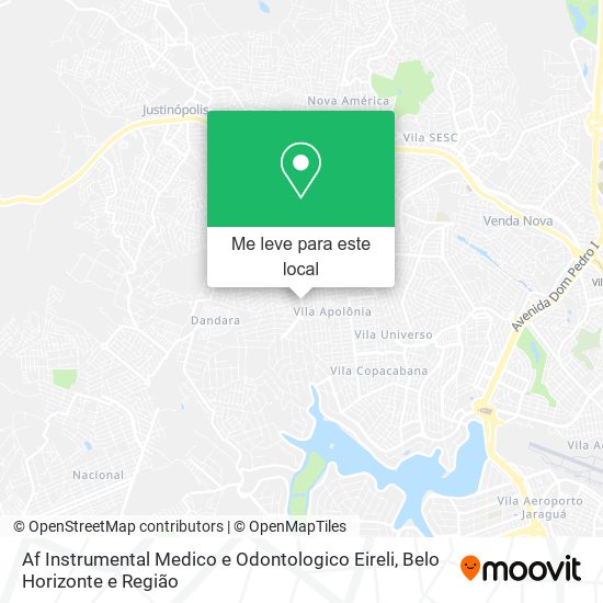 Af Instrumental Medico e Odontologico Eireli mapa