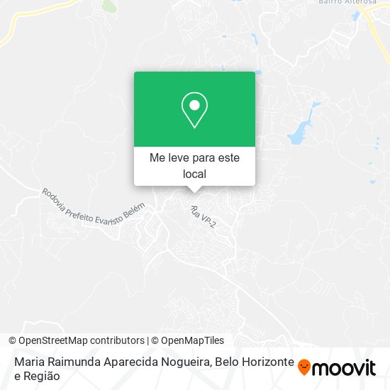 Maria Raimunda Aparecida Nogueira mapa
