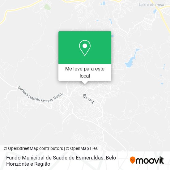 Fundo Municipal de Saude de Esmeraldas mapa
