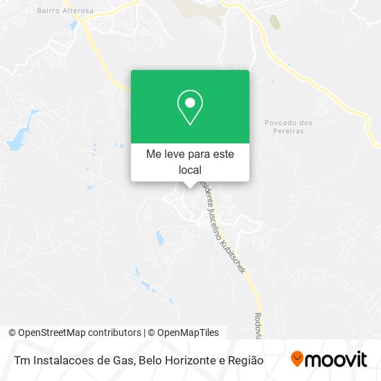 Tm Instalacoes de Gas mapa