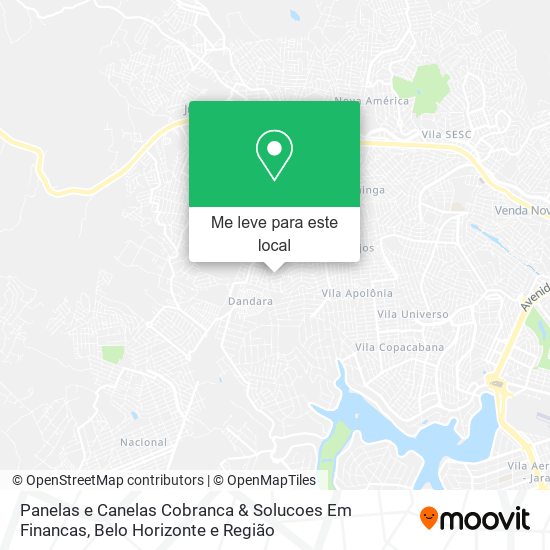Panelas e Canelas Cobranca & Solucoes Em Financas mapa