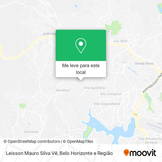 Leisson Mauro Silva Vê mapa