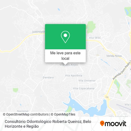 Consultório Odontológico Roberta Queiroz mapa