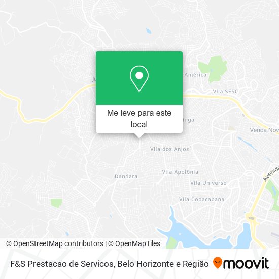 F&S Prestacao de Servicos mapa