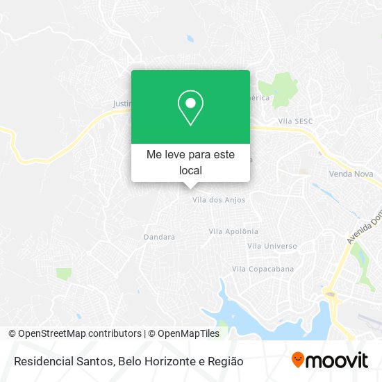 Residencial Santos mapa