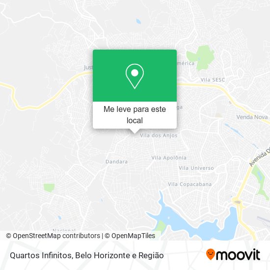 Quartos Infinitos mapa