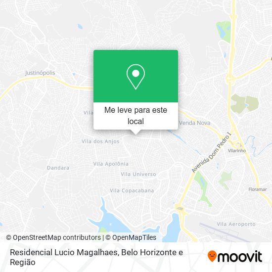 Residencial Lucio Magalhaes mapa