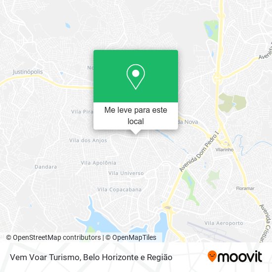 Vem Voar Turismo mapa