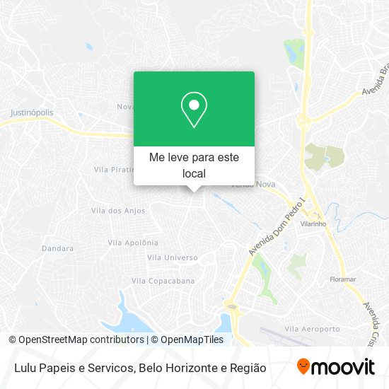 Lulu Papeis e Servicos mapa