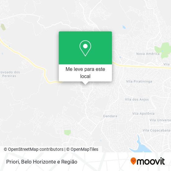 Priori mapa