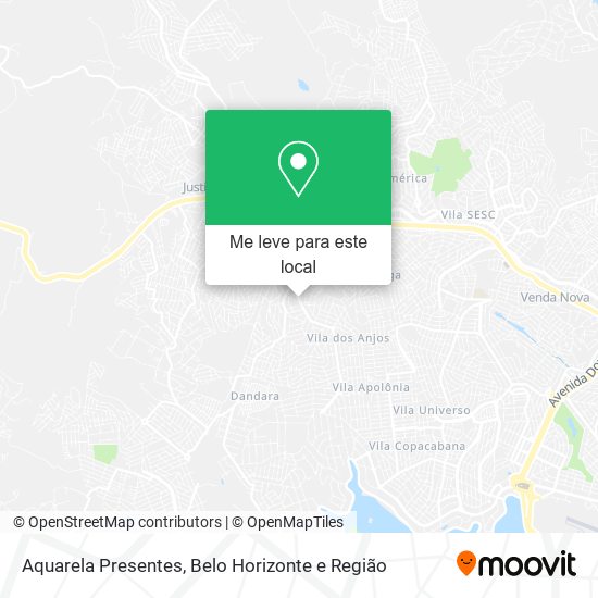 Aquarela Presentes mapa