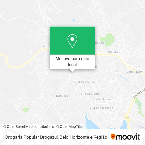 Drogaria Popular Drogazul mapa