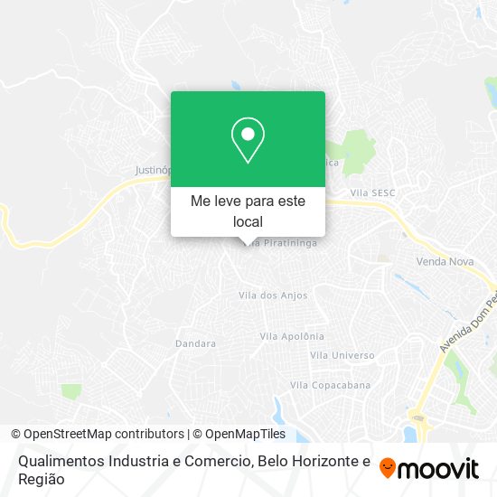 Qualimentos Industria e Comercio mapa