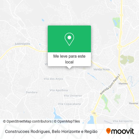 Construcoes Rodrigues mapa