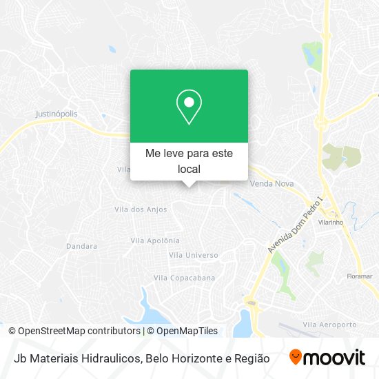 Jb Materiais Hidraulicos mapa