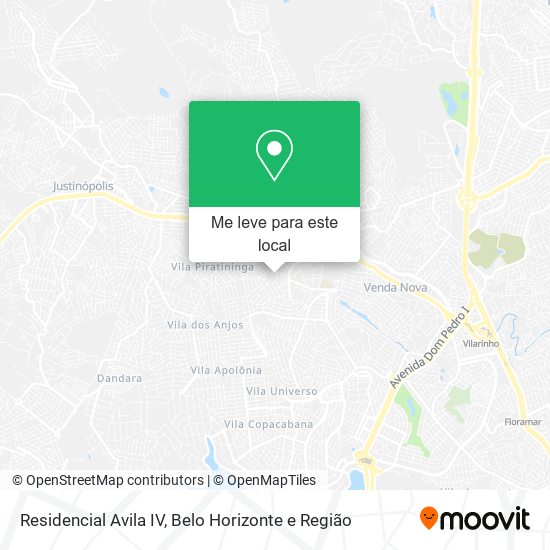 Residencial Avila IV mapa