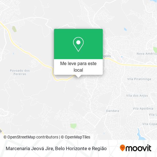 Marcenaria Jeová Jire mapa