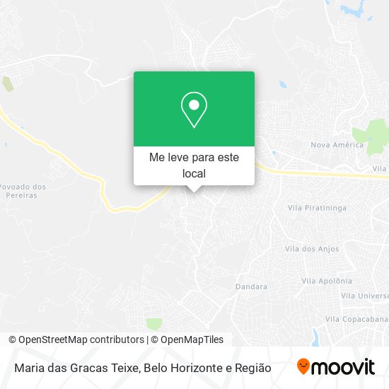 Maria das Gracas Teixe mapa