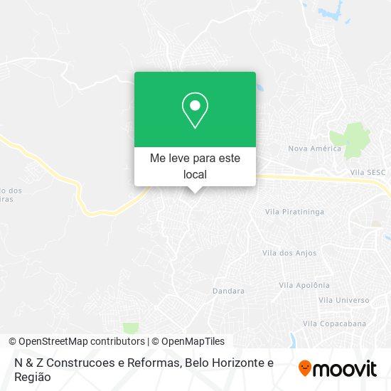 N & Z Construcoes e Reformas mapa