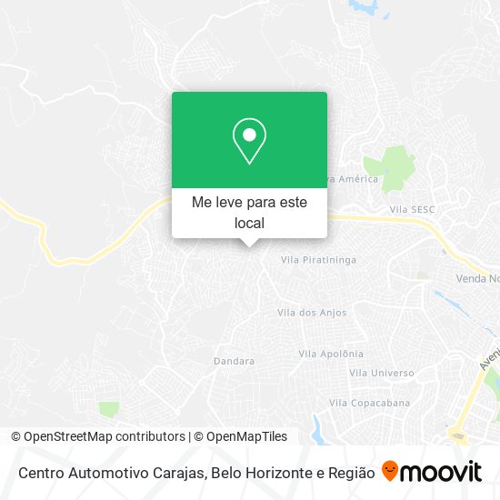 Centro Automotivo Carajas mapa