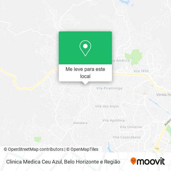Clinica Medica Ceu Azul mapa