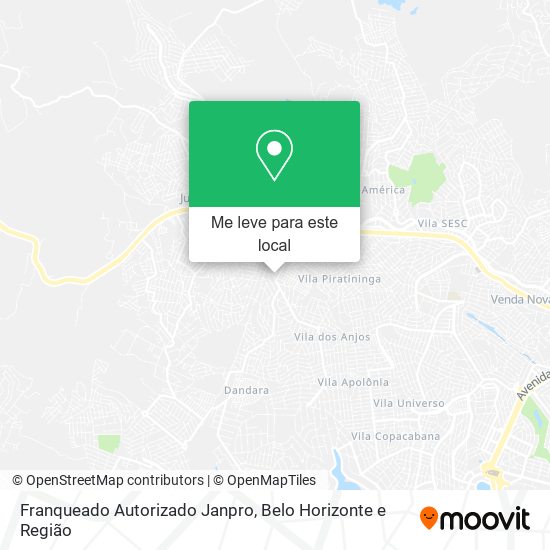 Franqueado Autorizado Janpro mapa