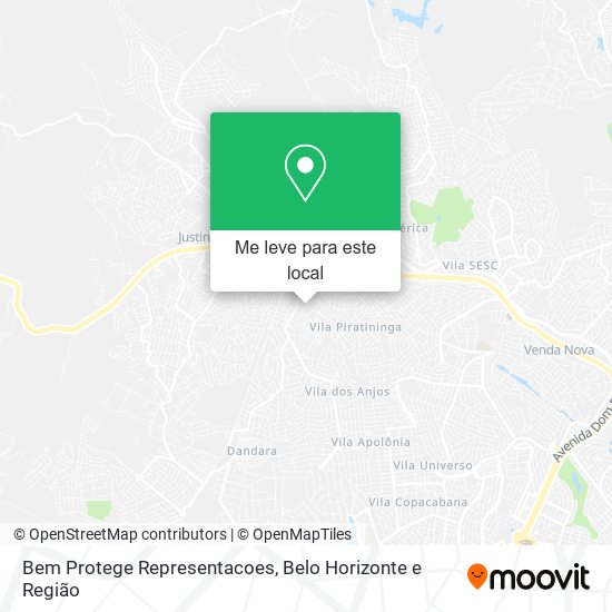 Bem Protege Representacoes mapa