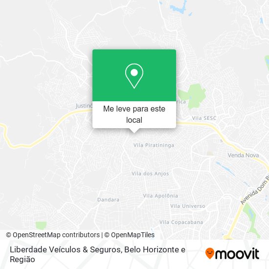 Liberdade Veículos & Seguros mapa